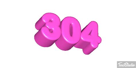 304 Number Animated GIF Logo Designs