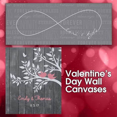 Spice Up Valentine S Day With A Personalized Wall Canvas Giftsforyounow