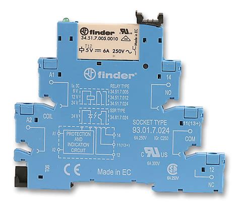 38 51 0 024 0060 Finder General Purpose Relay 38 Series Interface