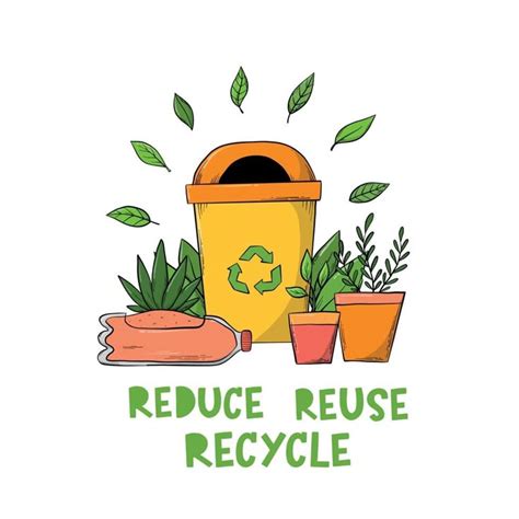 Reduce Reuse Recycle Doodles For Prints And Cards