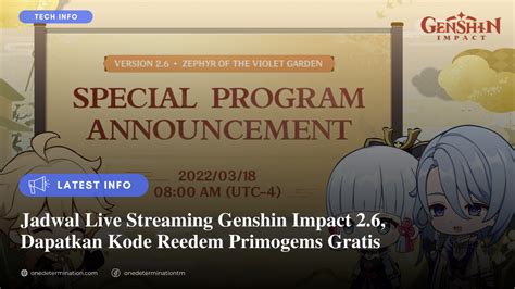 Live Streaming Genshin Impact 2 6