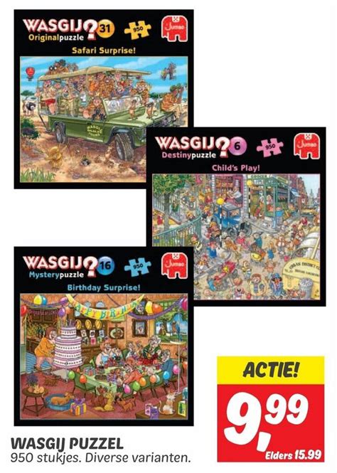 Wasgij Puzzel Stukjes Aanbieding Bij Dekamarkt