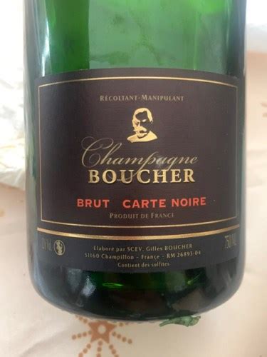 Boucher Carte Noire Brut Champagne Vivino