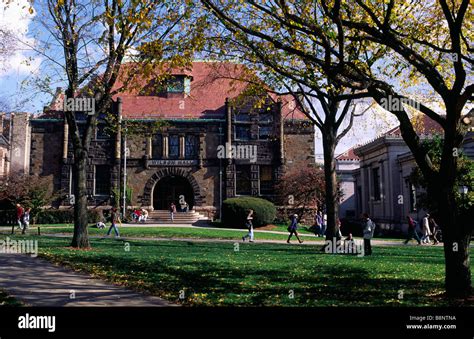 Autumn, Brown University campus, Providence, Rhode Island Stock Photo ...