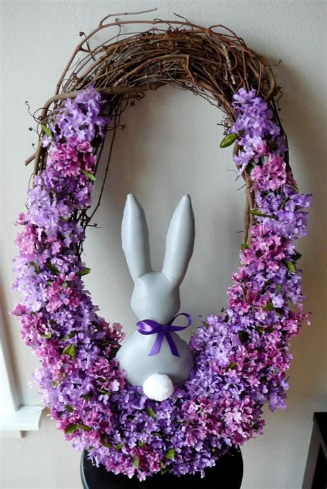 Rhinestone Beagle Spring Bunny Wreath Tutorial