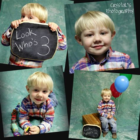 Child Photography Toddler Boy Turning 3 Years Old Birthday Portraits