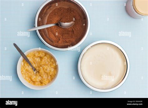 Making Cake Cake Ingredients Stock Photo Alamy