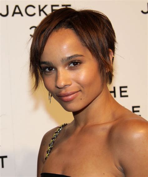 Celebrity Hairstyles Zoe Kravitz Gets Short Pixie Haircut Fashion