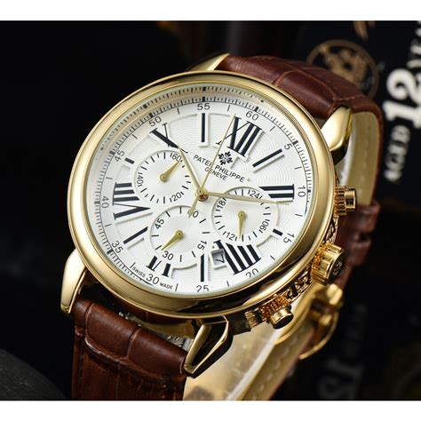 Reloj De Lujo Para Hombre Con Esfera Romana Deportivo De Cuero Para