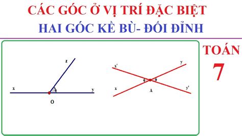 Hướng dẫn vẽ góc kề bù cho học sinh lớp 8 đầy đủ nhất