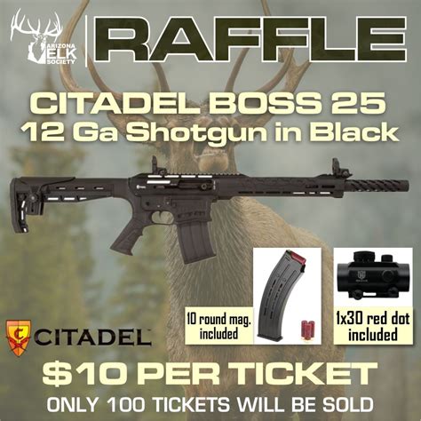 Citadel Boss 25 12 Gauge Shotgun Raffle Aes Raffles
