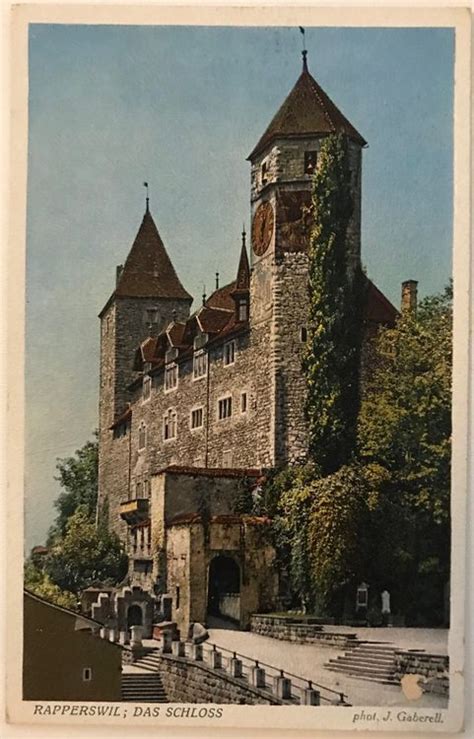 Antike Ansichtskarte Rapperswil Das Schloss Kaufen Auf Ricardo