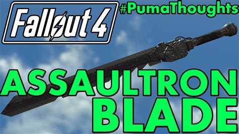 Fallout 4 Automatron Dlc Assaultron Blade Melee Weapon Analysis