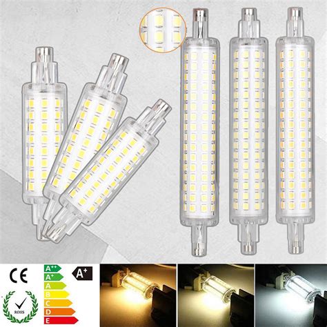 2x Led Flood Light Bulb R7s 78mm 118mm 12w 16w 2835 Smd Replacement