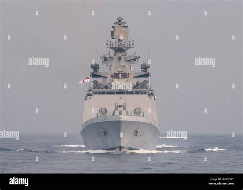 INDIAN OCEAN (March 28, 2021) The Indian Navy Shivalik-class guided