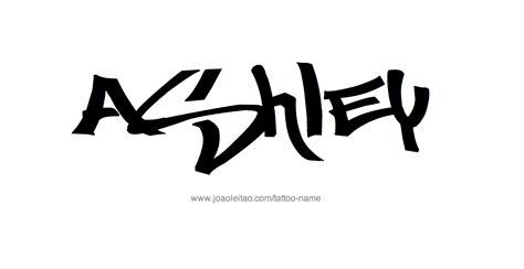 Ashley Name Tattoo Designs