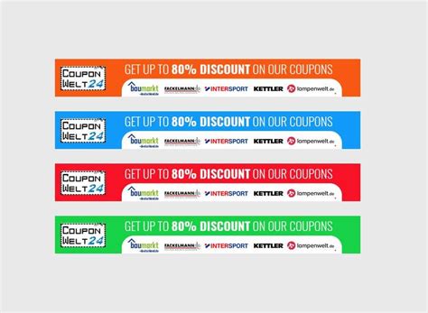 Bannerset for Coupon website | Freelancer