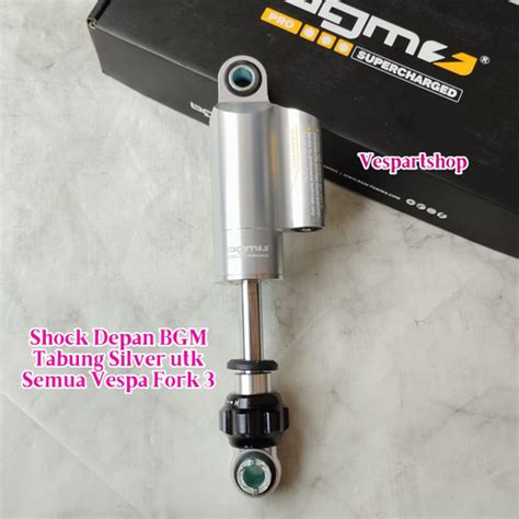 Jual Shock Depan Bgm Tabung Silver Utk Semua Vespa Fork Jakarta