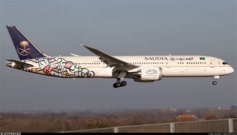 HZ AR13 Boeing 787 9 Dreamliner Saudi Arabian Airlines Kuba