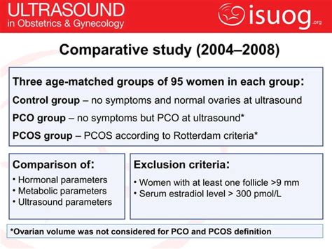 Uog Journal Club Polycystic Ovaries At Ultrasound Normal Variant Or