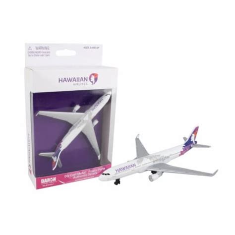 Daron Worldwide Trading RT2434-1 Hawaiian Airlines Single Plane, 1 - Kroger