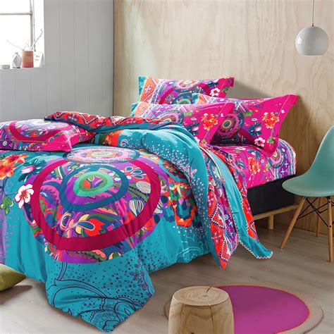 Hot Selling Colorful Bohemian Duvet Covers Elegant Bohemian Bedding Set