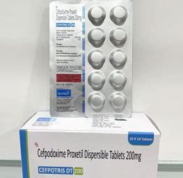 Cefpodoxime Proxetil Dispersible Tablets Blutris Healthcare