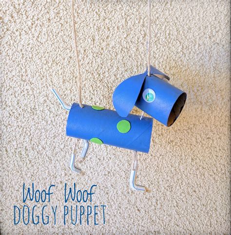 Cardboard Tube Dog Puppet Craft For Kids The Joy Of Sharing