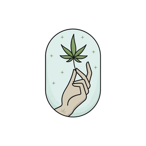 Cannabis logo premium vector 5597299 Vector Art at Vecteezy