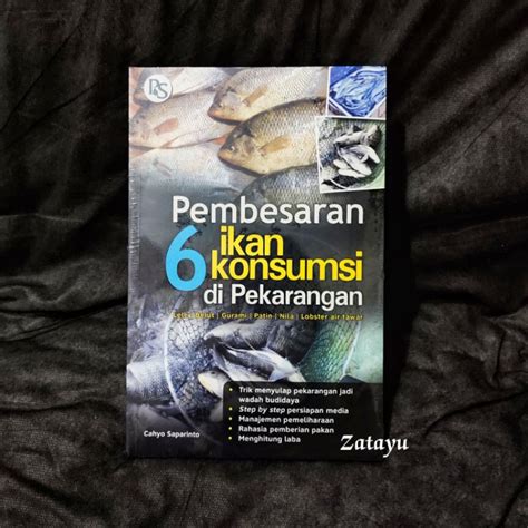 Jual Buku Budidaya Perikanan Pembesaran 6 Ikan Konsumsi Di