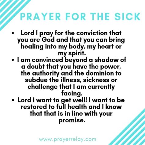 50+ Powerful Biblical Prayer Points For Healing For The Sick - The ...