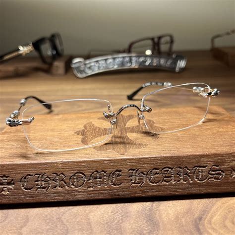 Chrome Hearts Pills Iii Gp Bk P S Chrome Hearts Rimless Glasses Grailed