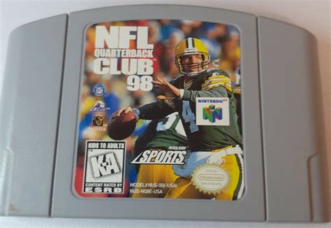 Nfl Quarterback Club 99 Nintendo 64 1998tested And Works 21481641438