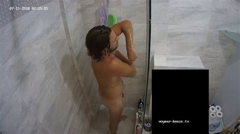 Watch Shower Man Guest Guy Late Shower Jul Naked People With Clara Stas In Bathroom The