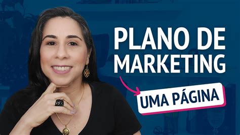 Como Elaborar Um Plano De Marketing Em Apenas Uma Página Youtube