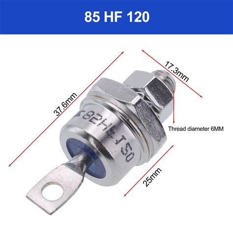 Caijiexi 2pc Stud Rectifier Diode 85a70a50a40a25a 1200v Positive