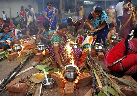 Pix How India Celebrates Makar Sankranti Pongal Lohri And Bihu