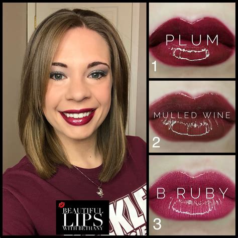 Plum Mulled Wine B Ruby LipSense Combo LipSense Combination Ideas