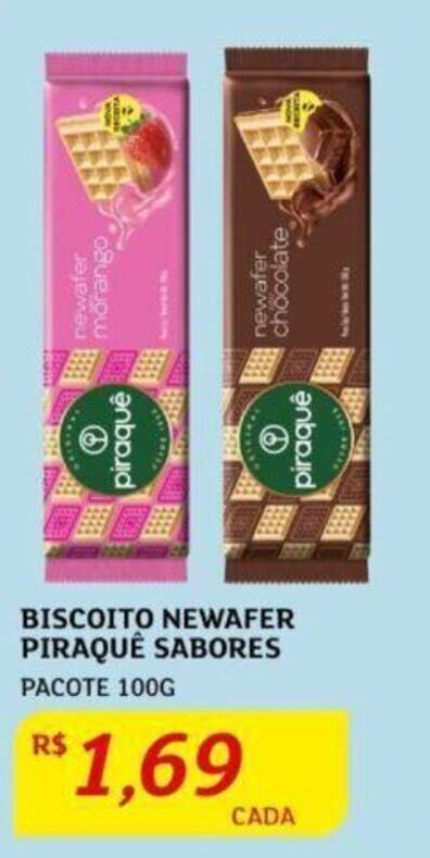 Biscoito Newafer Piraqu Sabores Pacote G Oferta Na Assa Atacadista