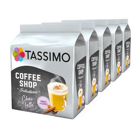 Tassimo Coffee Pods Chai Latte 5 X 8 Drinks Total 40 Drinks 8711000443255 Ebay