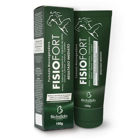 12 Pomadas Fisiofort Massageadora 150gr Bio Instinto R 50 49 Em