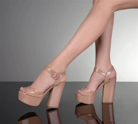 Meia Pata Verniz Nude UZA Shoes Sapatos Femininos