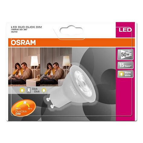 Osram Led Duo Click Dim Leuchtmittel Reflektor Par16 5w 50w Gu10 Wa