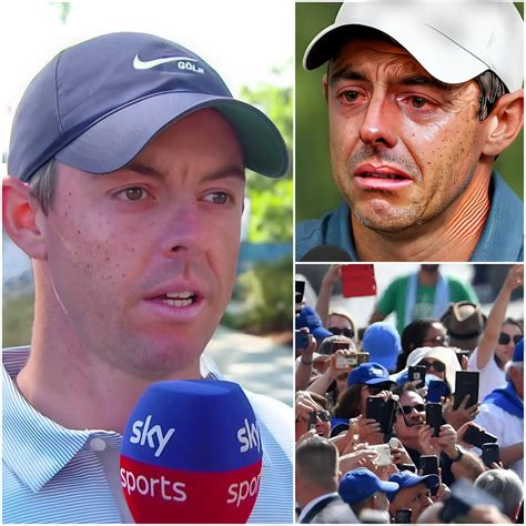 Golf - BREAKING NEWS🔴 Rory McIlroy breaks down in tears after being