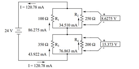 Series-Parallel Resistor Circuit Analysis - InstrumentationTools