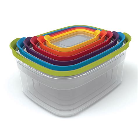 Nesting Storage Containers | Storage containers, colorful kitchenware ...