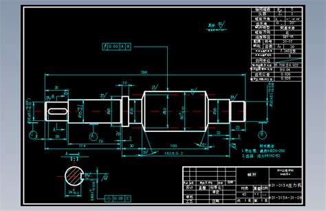 Jh31 315机械压力机滑块部分的设计及有限元分析 Autocad 2004 模型图纸下载 懒石网