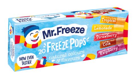 Mr Freeze Ice Pops Assorted Flavours 20 Pops X 45ml Broadway Candy