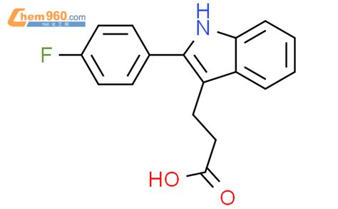 869472 64 0 3 2 4 FLUOROPHENYL 1H INDOL 3 YL PROPANOIC ACID化学式结构式