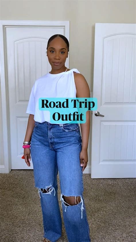 Road Trip Outfit Idea For Spring Spring Trends Summer Trends